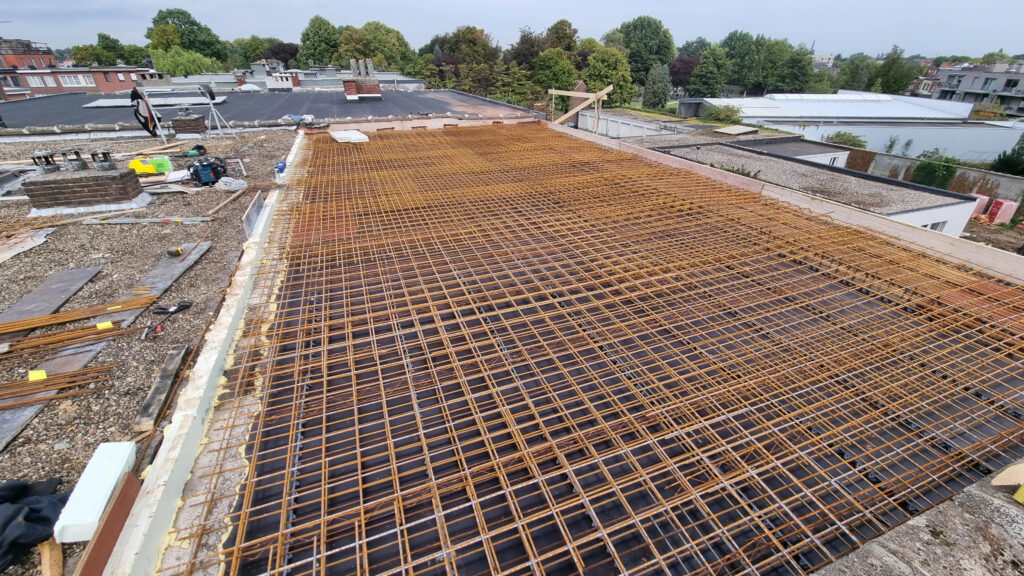 Wykonanie zbrojenia płyty betonowej